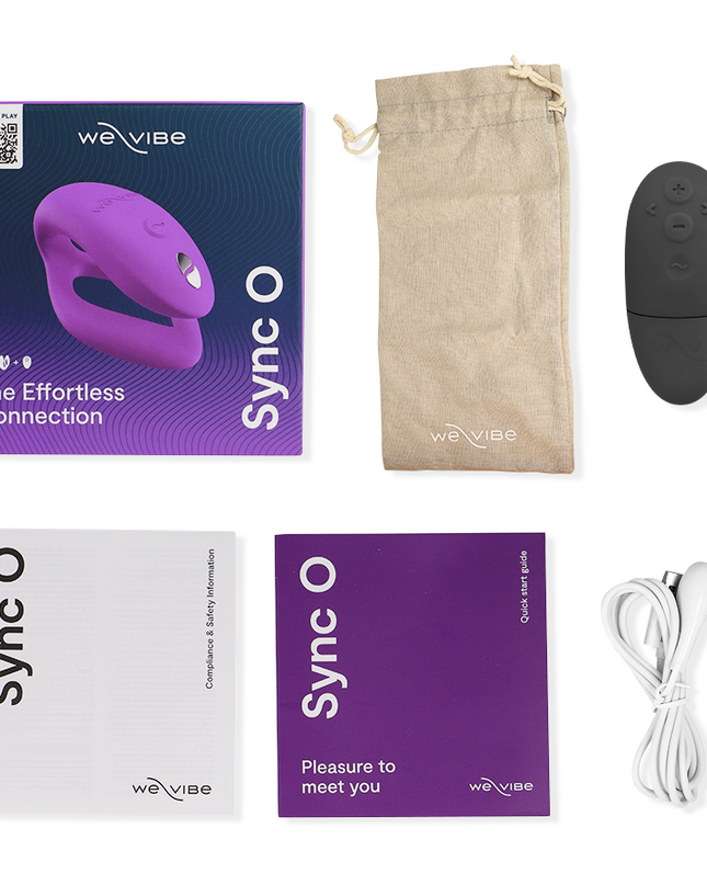 WE-VIBE - SYNC O VIBRATOR FLEXIBIL CU TELECOMANDĂ VIOLET