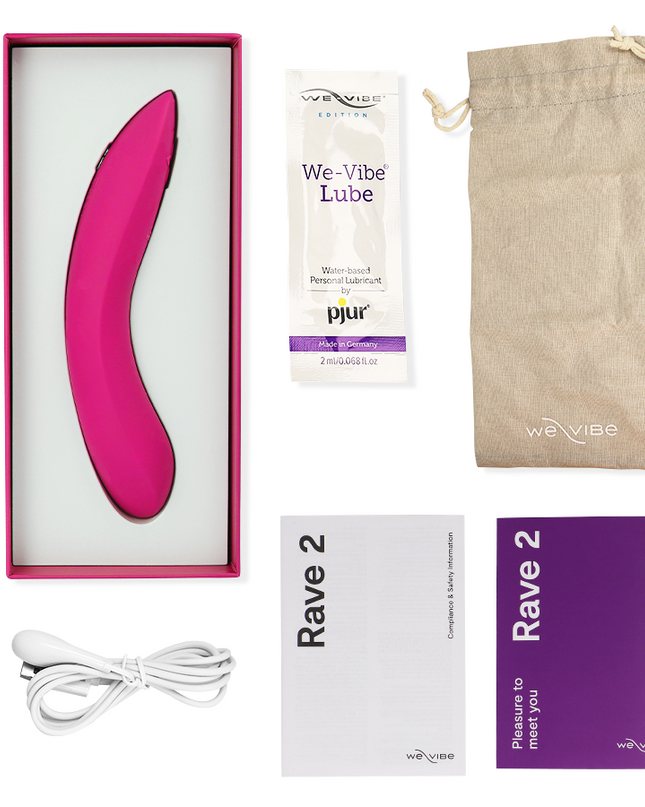 WE-VIBE - VIBRATOR RAVE 2 PENTRU PUNCTUL G ROZ