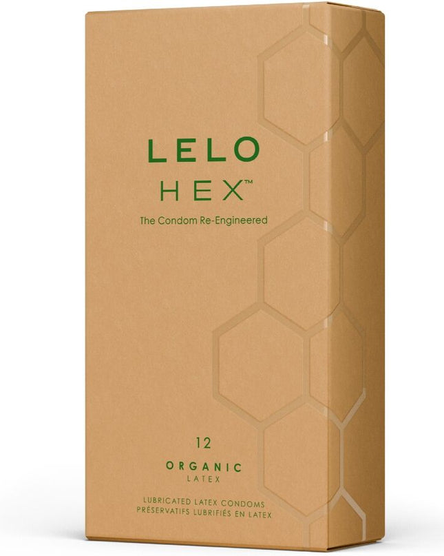 LELO - CUTIE DE PRESERVATIVI ORGANICI HEX 12 UNITĂȚI