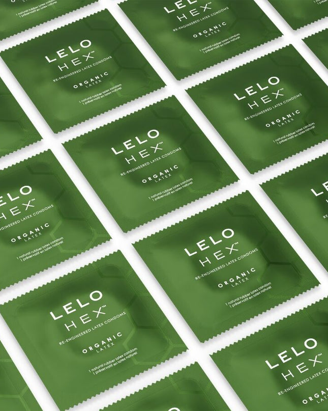 LELO - CUTIE DE PRESERVATIVI ORGANICI HEX 36 UNITĂȚI