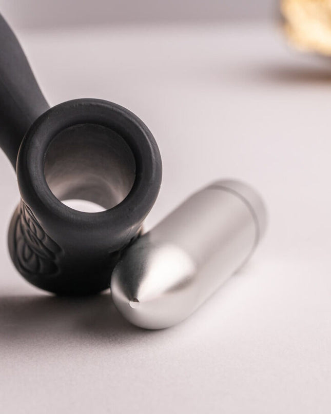 ROCKS-OFF - VIBRATOR PETITE SENSATIONS TEAZER ANAL PLUG NEGRU