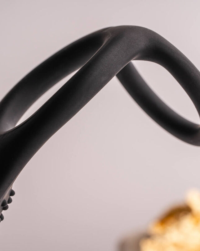 ROCKS-OFF - DOP ANAL RO-ZEN RRO CU INEL VIBRATOR PENTRU PENIS, NEGRU