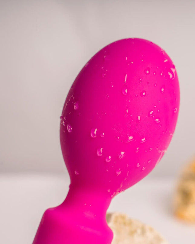 ROCKS-OFF - VIBRATOR ORIEL CU BAGHETĂ FLEXIBILĂ FUCSIA