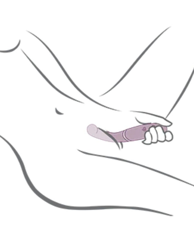 ROCKS-OFF - VIBRATOR DUAL GEMINI STIMULATOR CLITORIS PENTRU PUNCTUL G, MOV