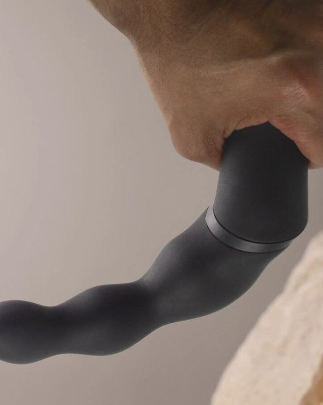 ADAPTOR VIBRATOR PENTRU PROSTATĂ ȘI ANAL ROCKS-OFF - NEGRU