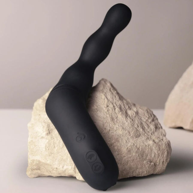 ADAPTOR VIBRATOR PENTRU PROSTATĂ ȘI ANAL ROCKS-OFF - NEGRU