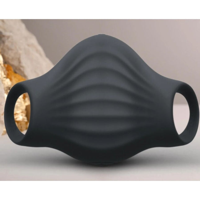 ROCKS-OFF - MASTURBATOR VIBRATOR FLEXIBIL PALM BLACK