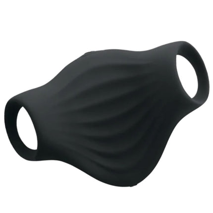 ROCKS-OFF - MASTURBATOR VIBRATOR FLEXIBIL PALM BLACK