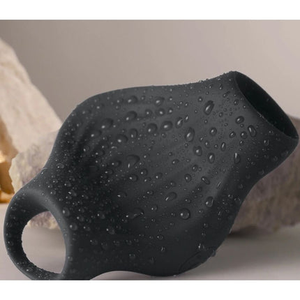 ROCKS-OFF - MASTURBATOR VIBRATOR FLEXIBIL PALM BLACK