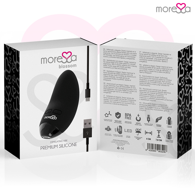MORESSA - VIBRATOR BLOSSOM BLACK