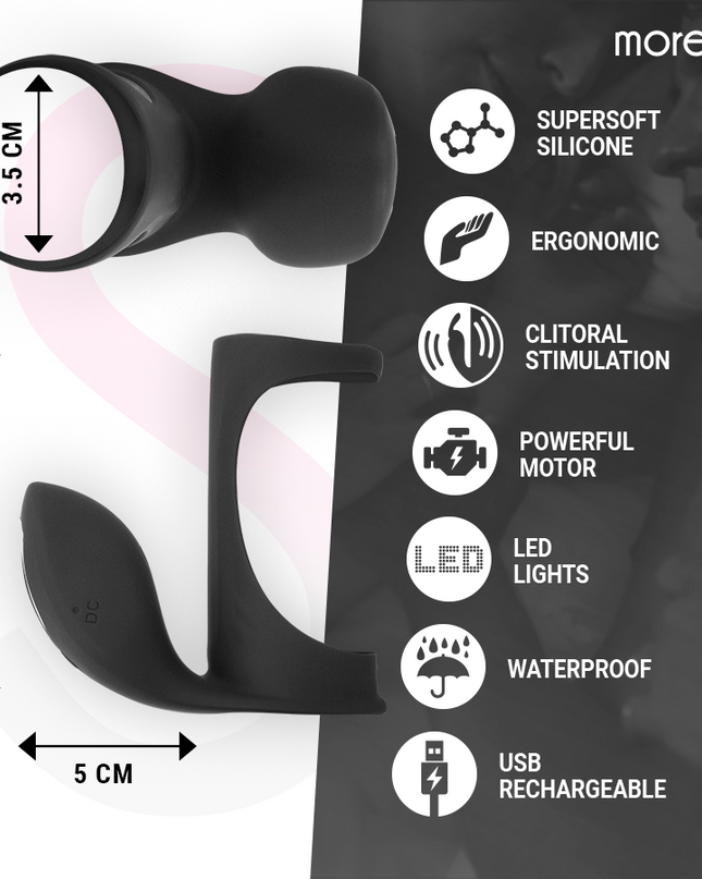 MORESSA - BRANDON VIBRATOR RING WITH COVER