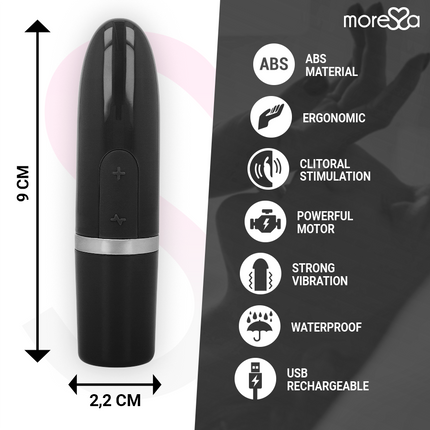 MORESSA - VIBRATOR STIMULATOR IVY NEGRU DE CĂLĂTORIE