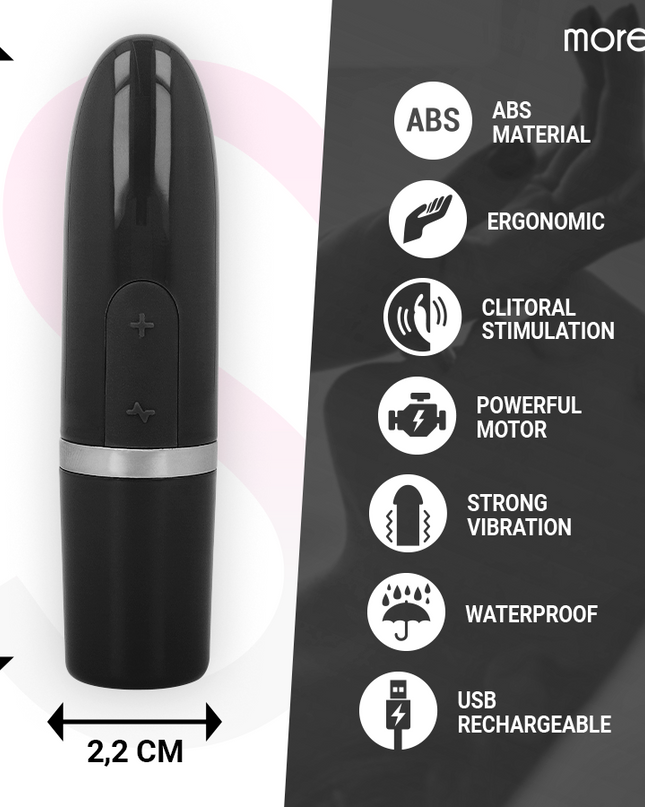 MORESSA - VIBRATOR STIMULATOR IVY NEGRU DE CĂLĂTORIE