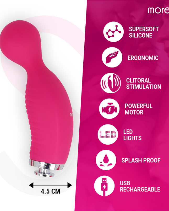 MORESSA - KIRK DUO SUCTION + MASAJ MULTIPERTANTĂ, REÎNCĂRCABIL, DIN SILICON PREMIUM