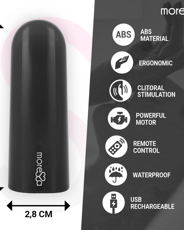 MORESSA - NIX VIBRATOR REMOTE CONTROL BLACK