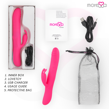 MORESSA - SOMER PREMIUM VIBRATOR WITH MULTIPLE ROTATION