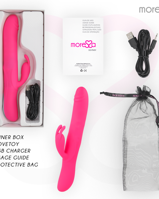 MORESSA - SOMER PREMIUM VIBRATOR WITH MULTIPLE ROTATION