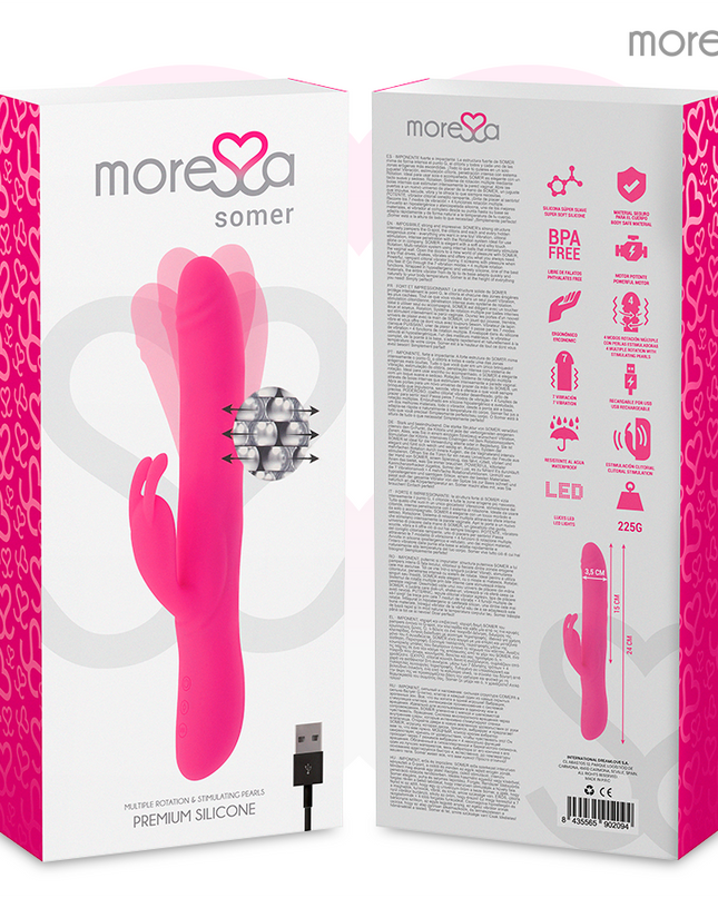 MORESSA - SOMER PREMIUM VIBRATOR WITH MULTIPLE ROTATION
