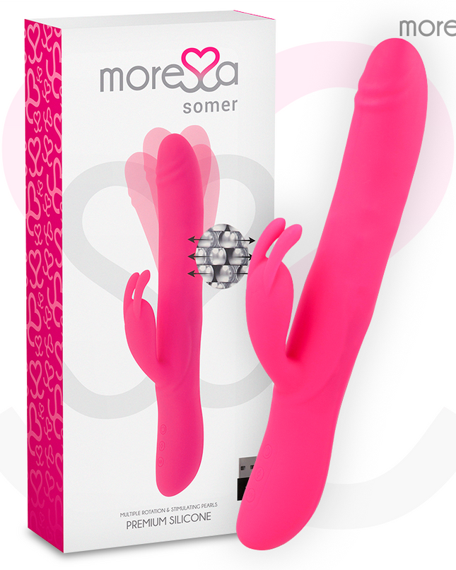 MORESSA - SOMER PREMIUM VIBRATOR WITH MULTIPLE ROTATION