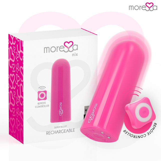 MORESSA - TELECOMANDĂ VIBRATOR NIX ROZ