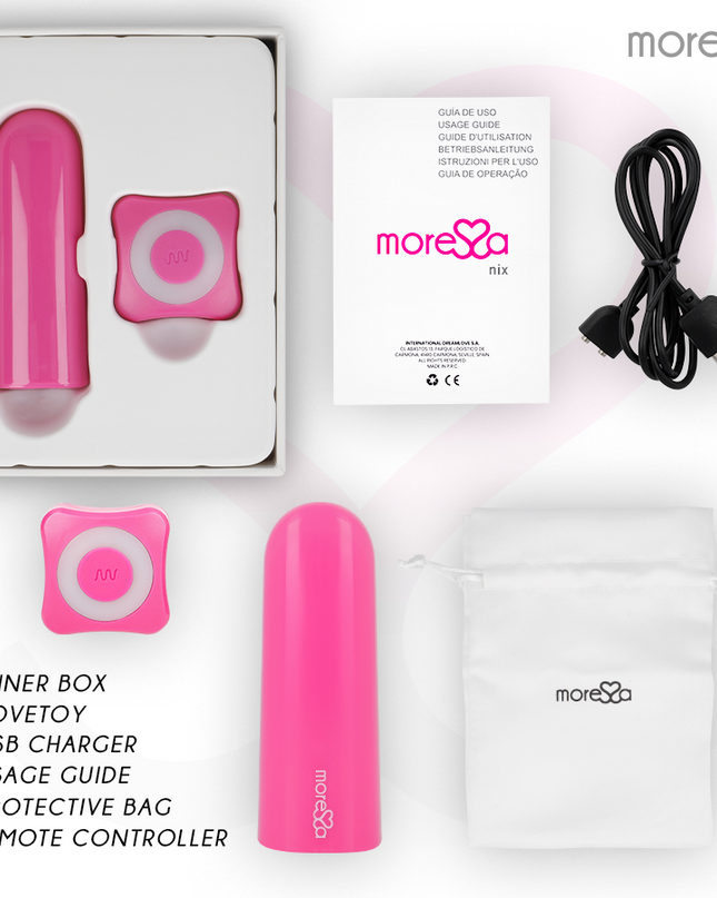 MORESSA - NIX VIBRATOR REMOTE CONTROL PINK