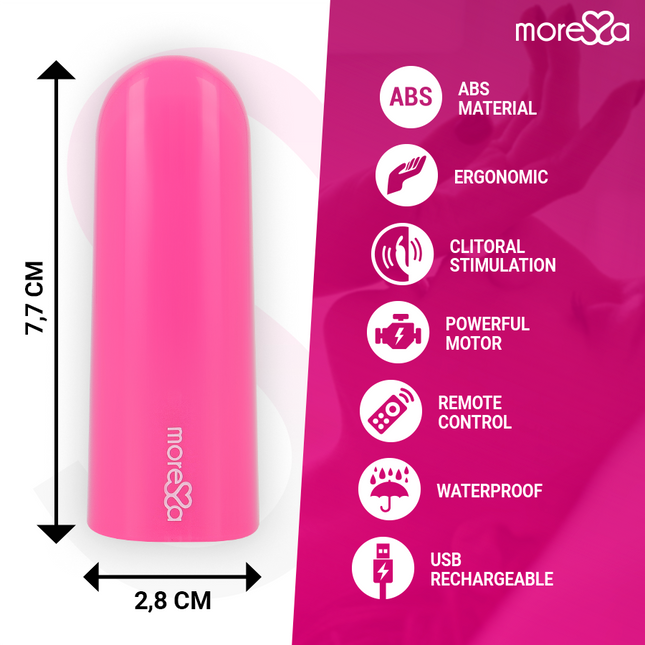 MORESSA - TELECOMANDĂ VIBRATOR NIX ROZ
