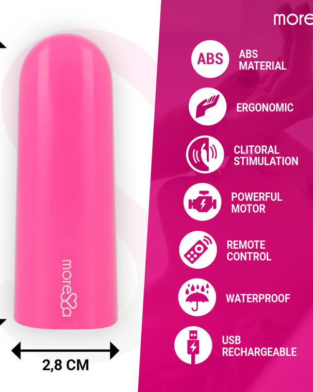 MORESSA - NIX VIBRATOR REMOTE CONTROL PINK