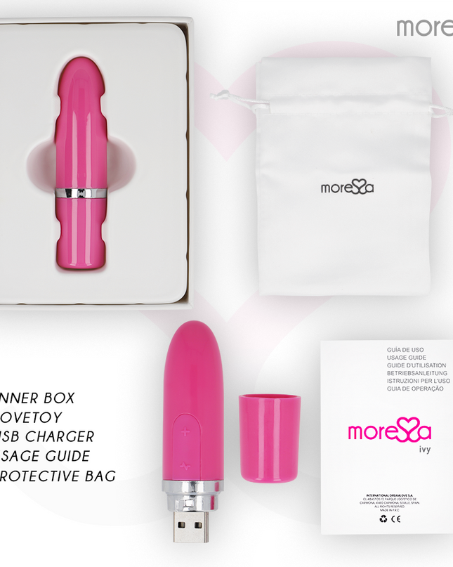 MORESSA - IVY VIBRATOR STIMULATOR TRAVEL PINK