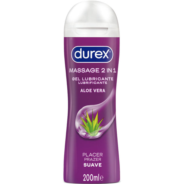 DUREX - GEL LUBRIFIANT DE MASAJ CU ALOE VERA 200 ML