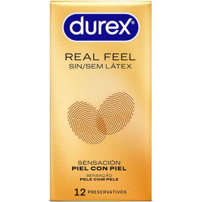 DUREX - PREZERVATIVE REAL FEEL FĂRĂ LATEX 12 UNITĂȚI