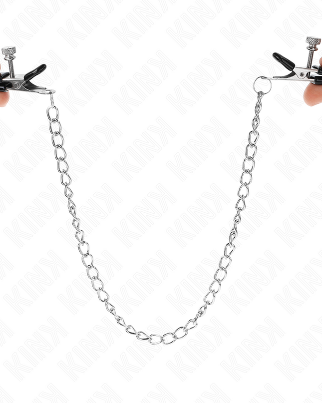 KINK - CLEMĂ PENTRU SPRÂNZĂRI CU LANȚ PLAT, ARGINTIE 34 CM