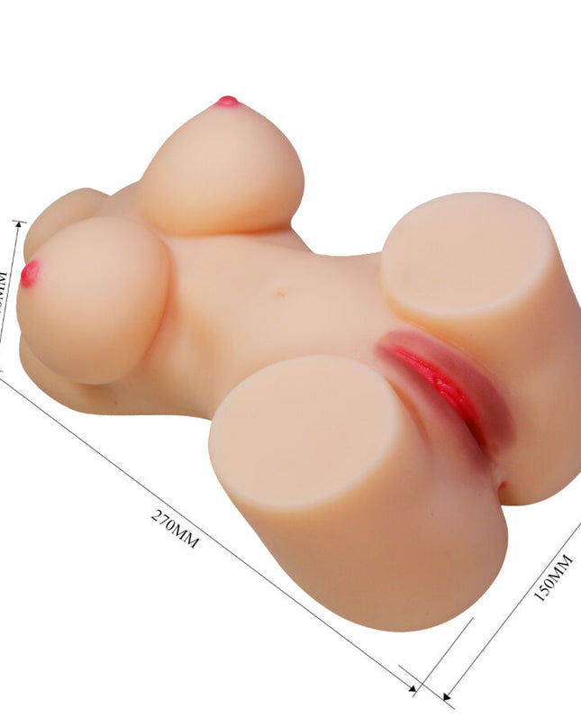 CRAZY BULL - TORSO FEMININ REALISTIC, VAGIN ȘI ANAL 1,9 KG