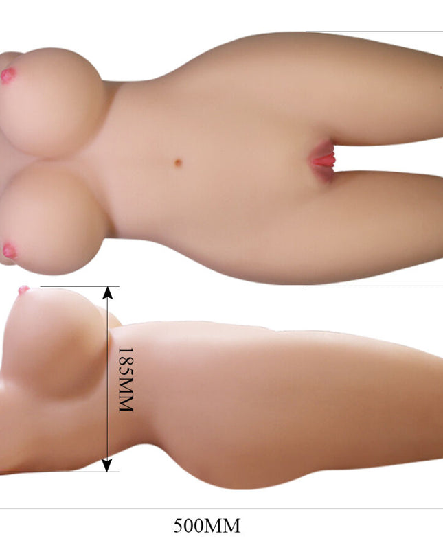 CRAZY BULL - MIA TORSO FEMININ REALISTIC, VAGIN ȘI ANAL 8,5 KG