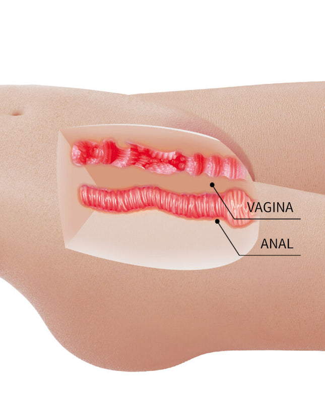 CRAZY BULL - MIA TORSO FEMININ REALISTIC, VAGIN ȘI ANAL 8,5 KG