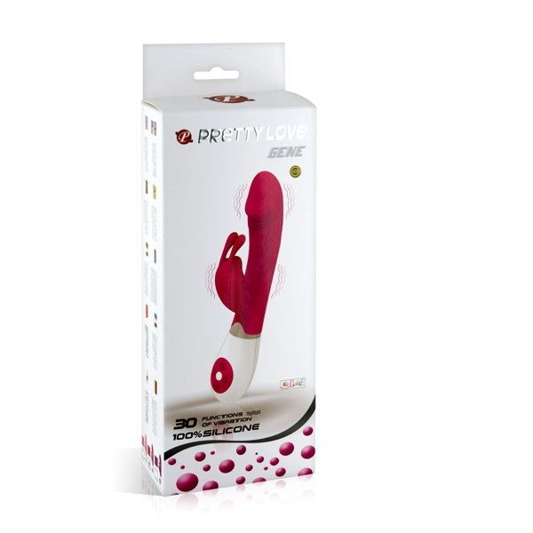 PRETTY LOVE - VIBRATOR DE FLIRTAT CU GENĂ DE IEPURE
