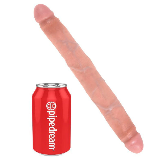 KING COCK - DILDO DUBLU SUBȚIRE 30 CM