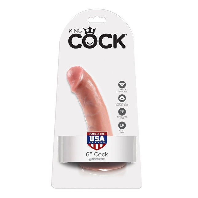 KING COCK - 6 DILDOURI FLESH 15,2 CM
