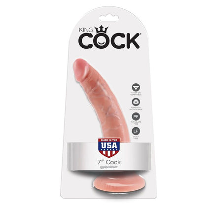 KING COCK - 7 DILDO-URI FLESH 17,8 CM