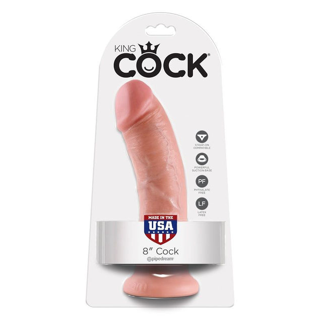 KING COCK - 8 DILDOURI FLESH 20.3 CM