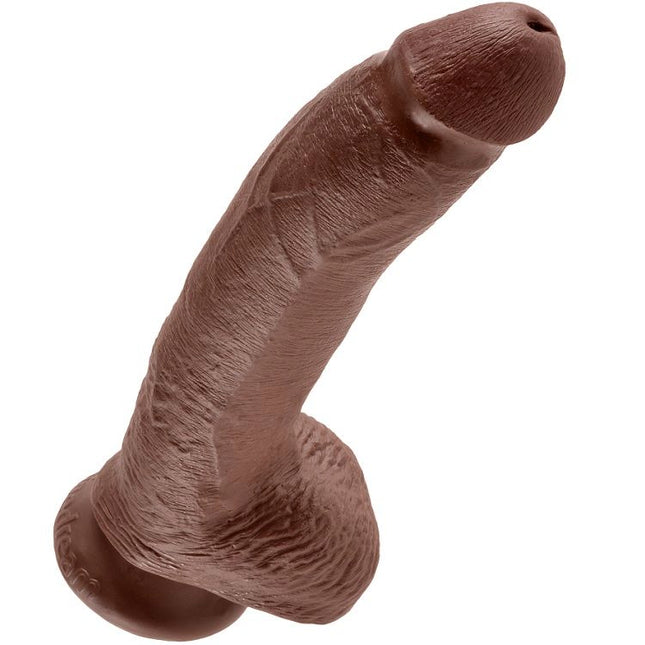 KING COCK - 9 DILDO MARO CU COJI 22,9 CM