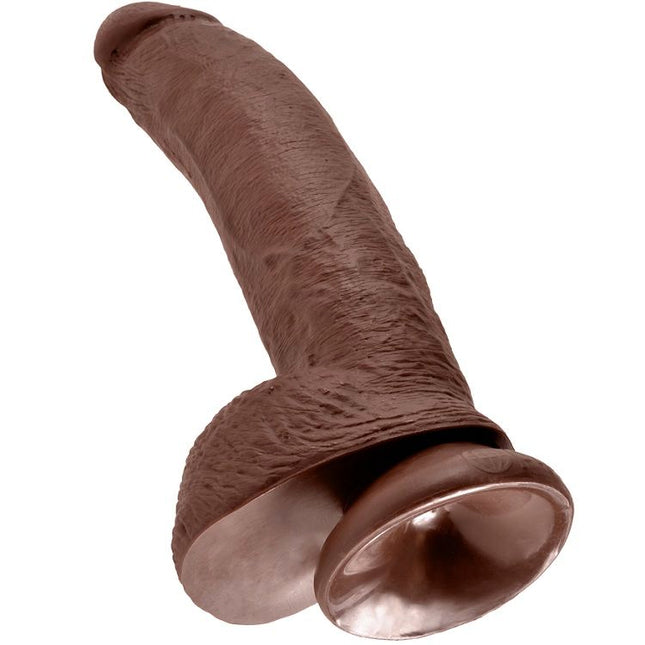 KING COCK - 9 DILDO MARO CU COJI 22,9 CM