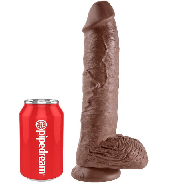 KING COCK - 10 DILDO MARO CU COJI 25,4 CM