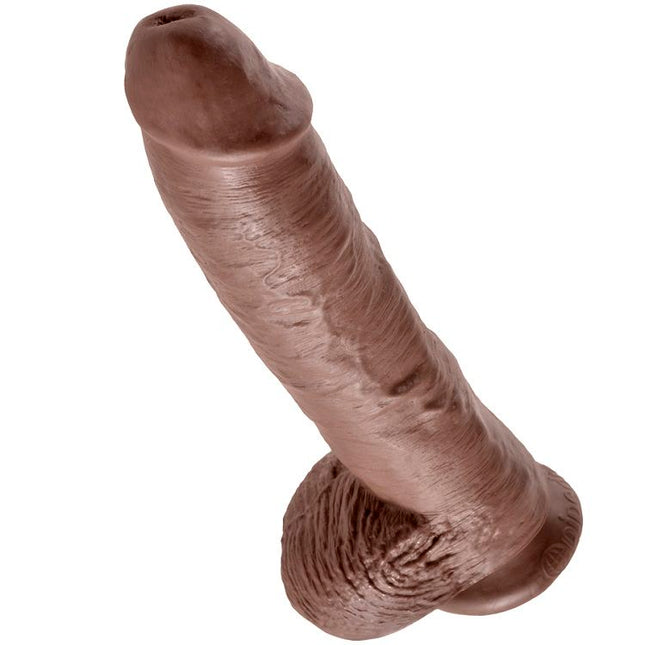 KING COCK - 10 DILDO MARO CU COJI 25,4 CM