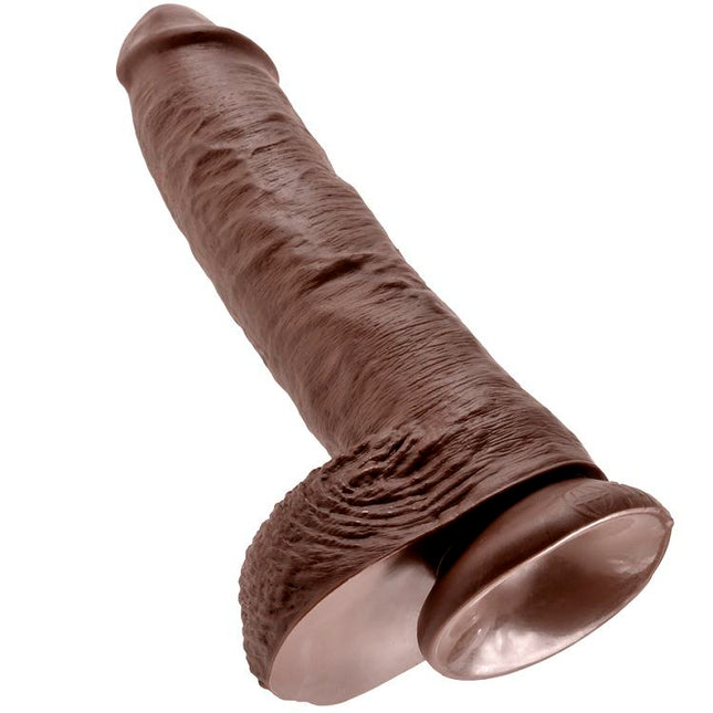 KING COCK - 10 DILDO MARO CU COJI 25,4 CM