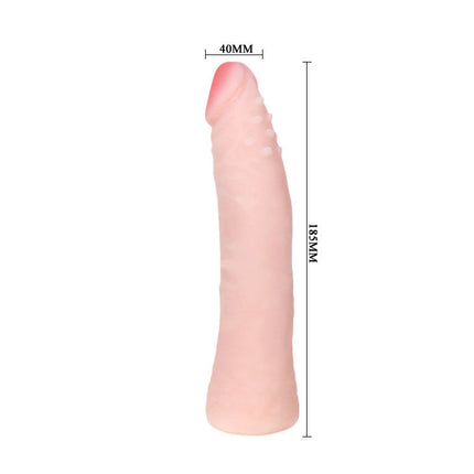 BAILE - DILDO REALISTIC DIN SILICON, 19 CM, CULOARE CUTIE ALEATORIE