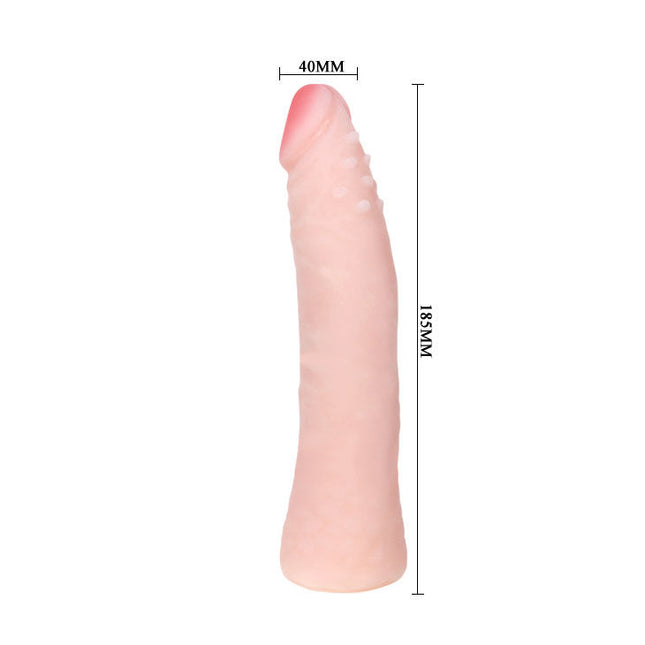 BAILE - DILDO REALISTIC DIN SILICON, 19 CM, CULOARE CUTIE ALEATORIE