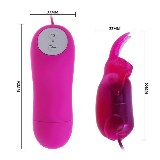 BAILE - VIBRATOR DRĂGUȚ CU IEPURAȘ SECRET 12 VITEZE