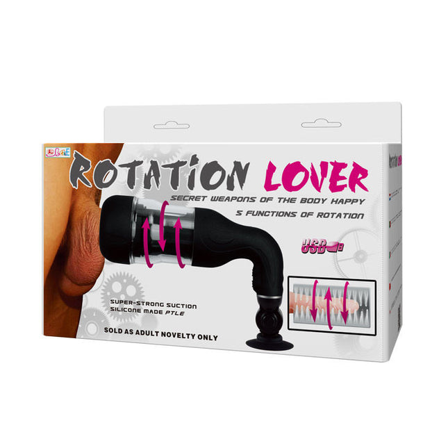 MASTURBATOR AUTOMAT BAILE - ROTATION LOVER CU SUPORT