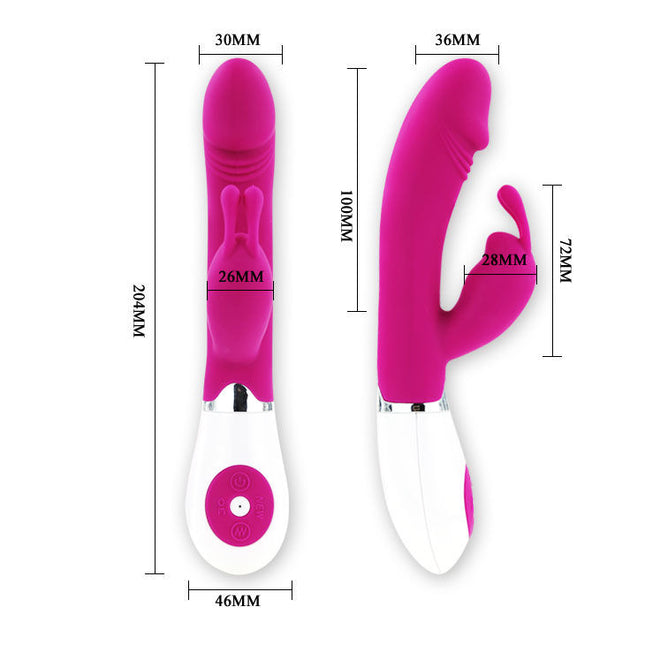 PRETTY LOVE - VIBRATOR DE FLIRTAT CU GENĂ DE IEPURE