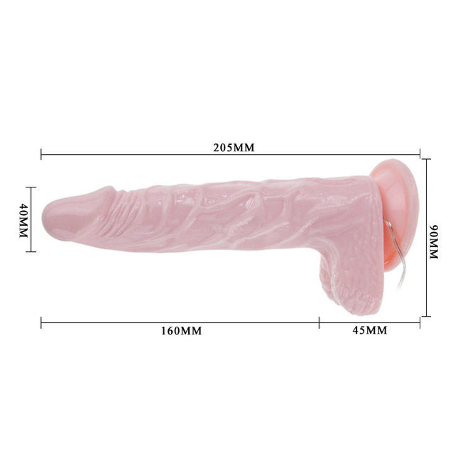 DILDO REALISTIC SUPER ROTA DONG 20.5 CM 